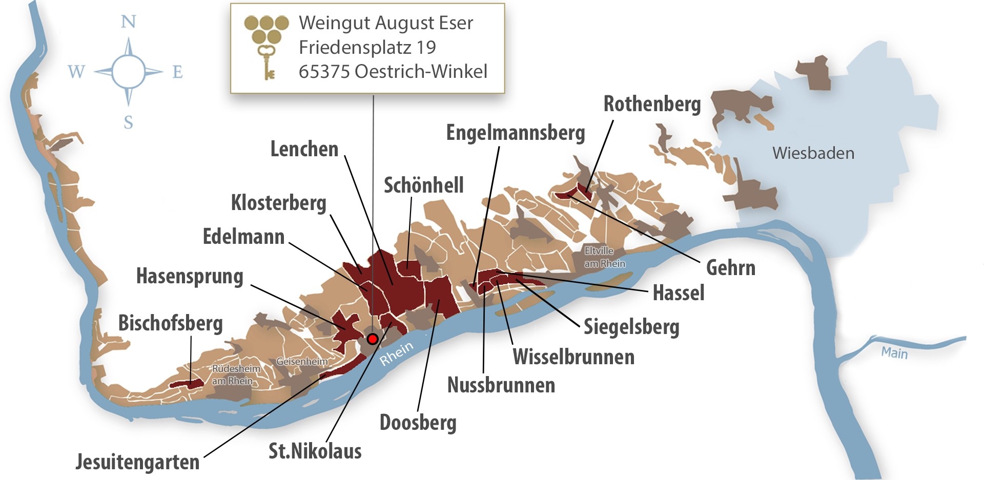 Rheingau Vineyard sites