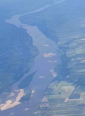 Landeanflug auf Warschau