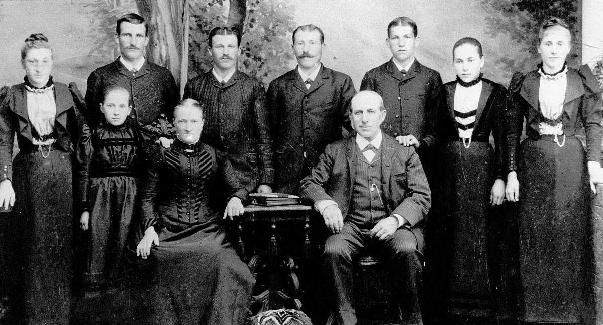 Familie August Eser 1890